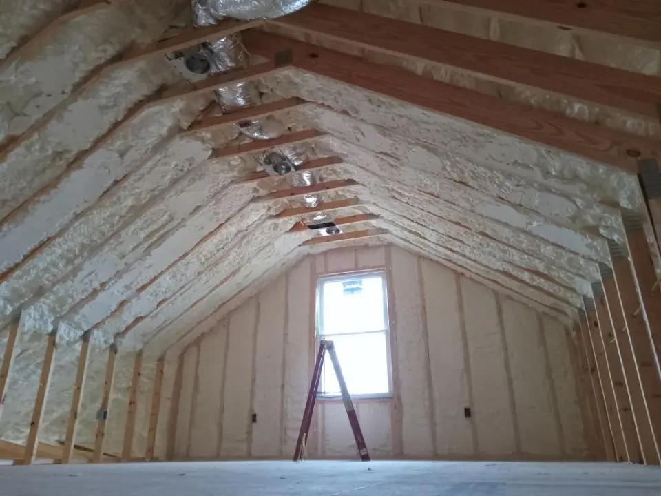Spray foam roofing application for Crawl Space Insulation project in Payson